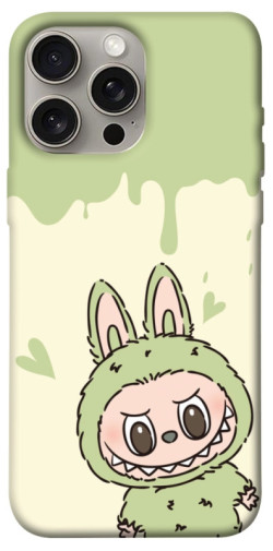 Чехол itsPrint Labubu green для Apple iPhone 15 Pro Max (6.7")