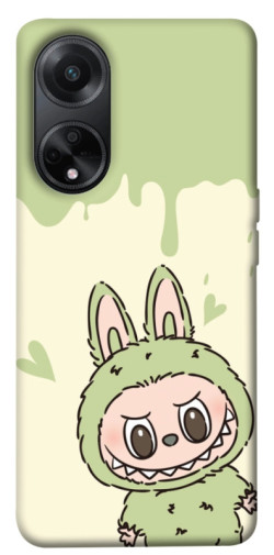 Чехол itsPrint Labubu green для Oppo A58 4G