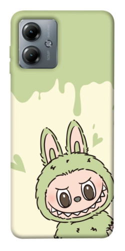 Чехол itsPrint Labubu green для Motorola Moto G14