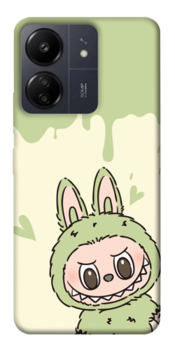 Чехол itsPrint Labubu green для Xiaomi Redmi 13C