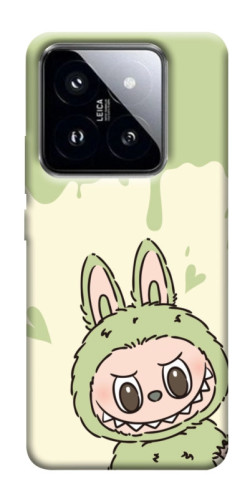 Чехол itsPrint Labubu green для Xiaomi 14 Pro