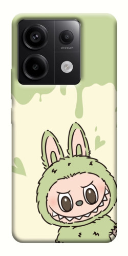 Чехол itsPrint Labubu green для Xiaomi Redmi Note 13 Pro 4G