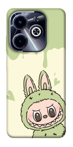 Чехол itsPrint Labubu green для Infinix Hot 40i