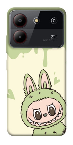 Чехол itsPrint Labubu green для ZTE Blade A54 4G