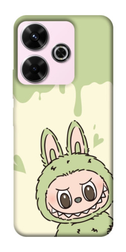 Чехол itsPrint Labubu green для Xiaomi Redmi 13 4G / Poco M6 4G