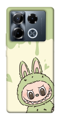 Чехол itsPrint Labubu green для Infinix Note 40 Pro 4G