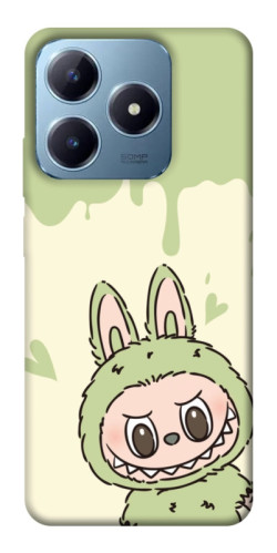 Чехол itsPrint Labubu green для Realme C63 4G