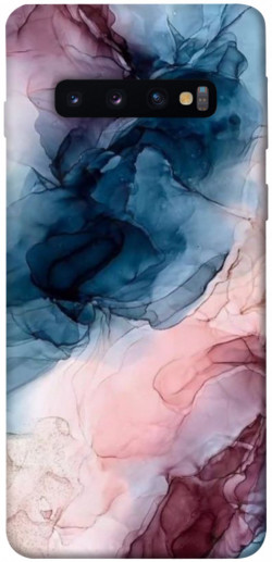 Чехол itsPrint Розово-голубые разводы для Samsung Galaxy S10