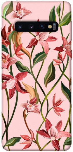 Чехол itsPrint Floral motifs для Samsung Galaxy S10