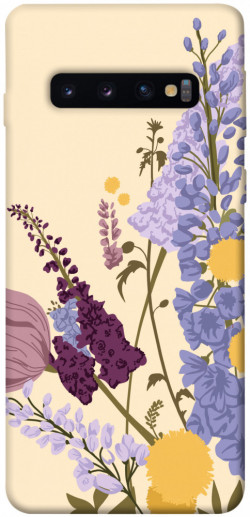 Чехол itsPrint Flowers art для Samsung Galaxy S10