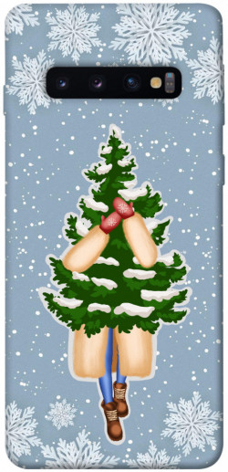 Чохол itsPrint Christmas tree для Samsung Galaxy S10
