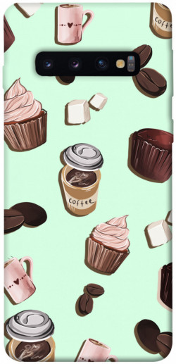 Чохол itsPrint Coffee and sweets для Samsung Galaxy S10