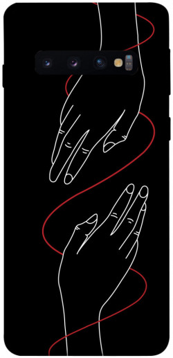 Чехол itsPrint Плетение рук для Samsung Galaxy S10