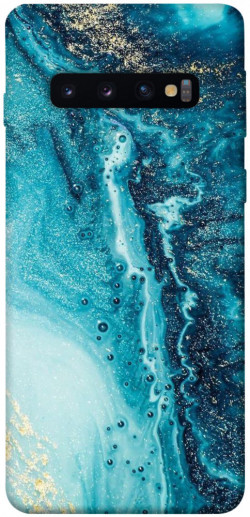 Чехол itsPrint Голубая краска для Samsung Galaxy S10