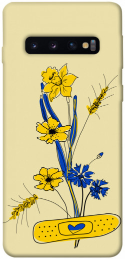 Чохол itsPrint Українські квіточки для Samsung Galaxy S10