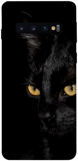 Чехол itsPrint Черный кот для Samsung Galaxy S10