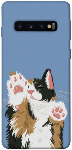 Чехол itsPrint Funny cat для Samsung Galaxy S10