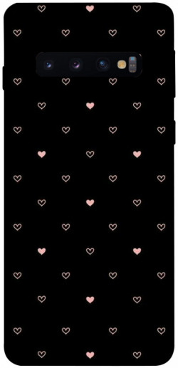 Чехол itsPrint Сердечки для Samsung Galaxy S10