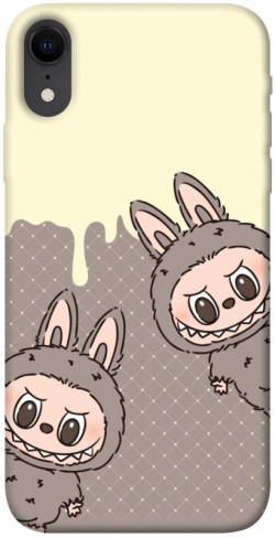 Чехол itsPrint Labubu twins для Apple iPhone XR (6.1")