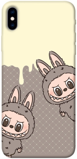 Чехол itsPrint Labubu twins для Apple iPhone XS Max (6.5")