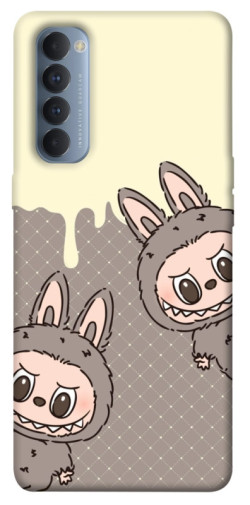 Чехол itsPrint Labubu twins для Oppo Reno 4 Pro