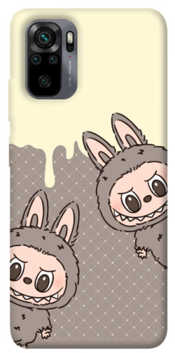 Чехол itsPrint Labubu twins для Xiaomi Redmi Note 10 / Note 10s