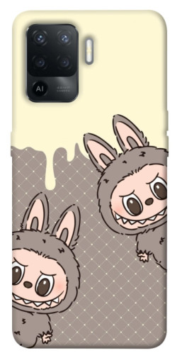 Чехол itsPrint Labubu twins для Oppo Reno 5 Lite