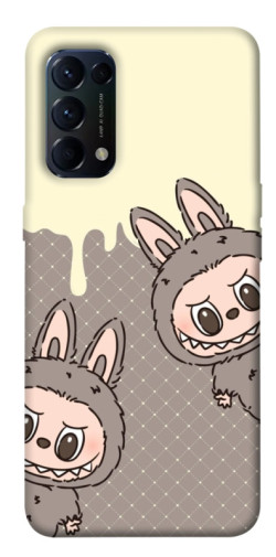 Чехол itsPrint Labubu twins для Oppo Reno 5 4G