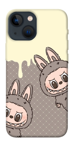 Чехол itsPrint Labubu twins для Apple iPhone 13 mini (5.4")
