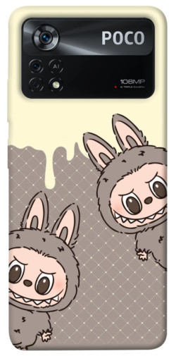 Чехол itsPrint Labubu twins для Xiaomi Poco X4 Pro 5G