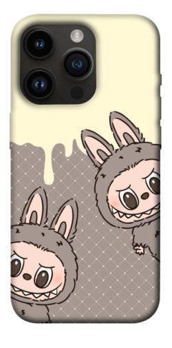 Чехол itsPrint Labubu twins для Apple iPhone 14 Pro (6.1")
