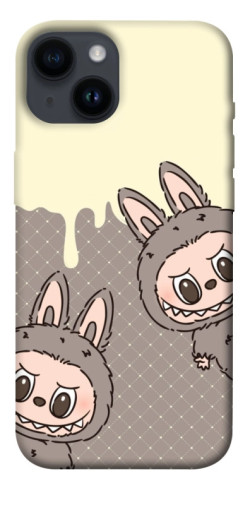 Чехол itsPrint Labubu twins для Apple iPhone 14 (6.1")