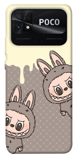 Чехол itsPrint Labubu twins для Xiaomi Poco C40