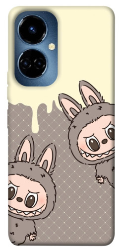Чехол itsPrint Labubu twins для TECNO Camon 19 (CI6n) / 19 Pro (CI8n)