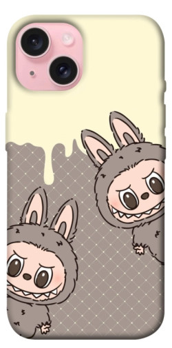 Чехол itsPrint Labubu twins для Apple iPhone 15 (6.1")