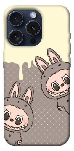 Чехол itsPrint Labubu twins для Apple iPhone 15 Pro (6.1")