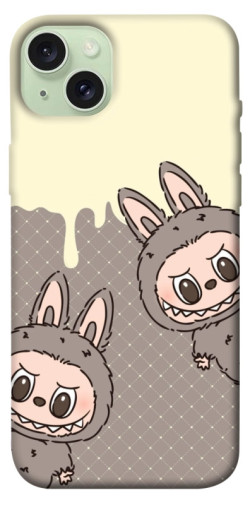 Чехол itsPrint Labubu twins для Apple iPhone 15 Plus (6.7")
