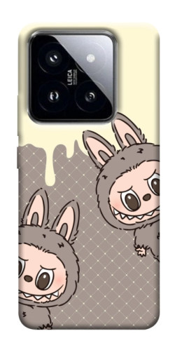 Чехол itsPrint Labubu twins для Xiaomi 14 Pro