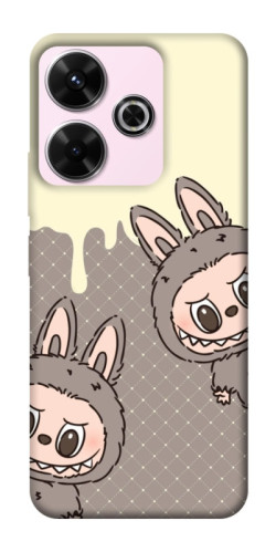 Чехол itsPrint Labubu twins для Xiaomi Redmi 13 4G / Poco M6 4G