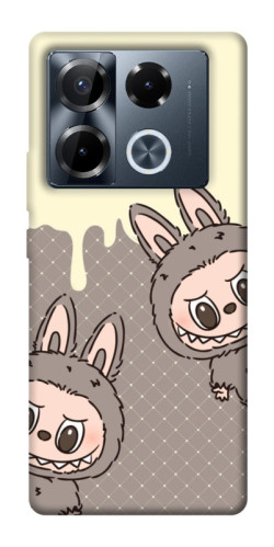 Чехол itsPrint Labubu twins для Infinix Note 40 Pro 4G