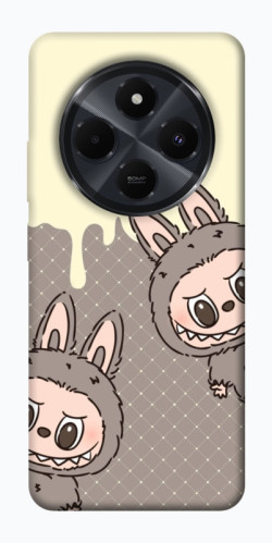 Чехол itsPrint Labubu twins для Xiaomi Redmi 14C / Poco C75