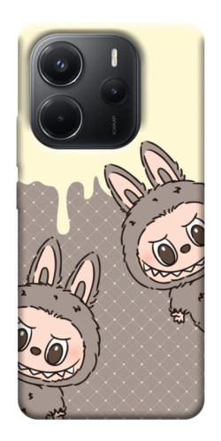 Чехол itsPrint Labubu twins для Xiaomi Redmi Note 14 4G (Europe version)