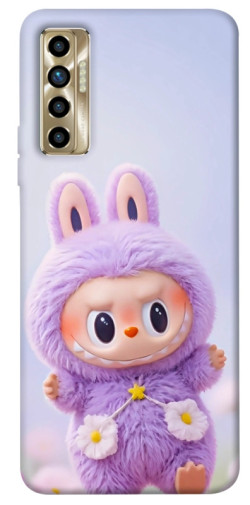Чохол itsPrint Labubu purple для TECNO Camon 17P