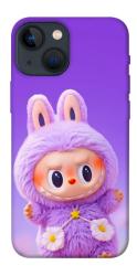 Чехол itsPrint Labubu purple для Apple iPhone 13 mini (5.4")
