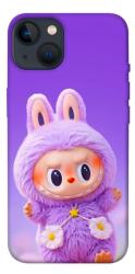 Чехол itsPrint Labubu purple для Apple iPhone 13 (6.1")