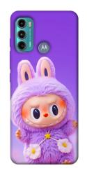 Чехол itsPrint Labubu purple для Motorola Moto G60