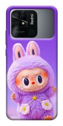 Чехол itsPrint Labubu purple для Xiaomi Redmi 10C