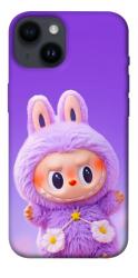 Чехол itsPrint Labubu purple для Apple iPhone 14 (6.1")
