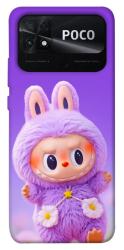 Чехол itsPrint Labubu purple для Xiaomi Poco C40