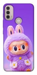 Чехол itsPrint Labubu purple для Motorola Moto E40